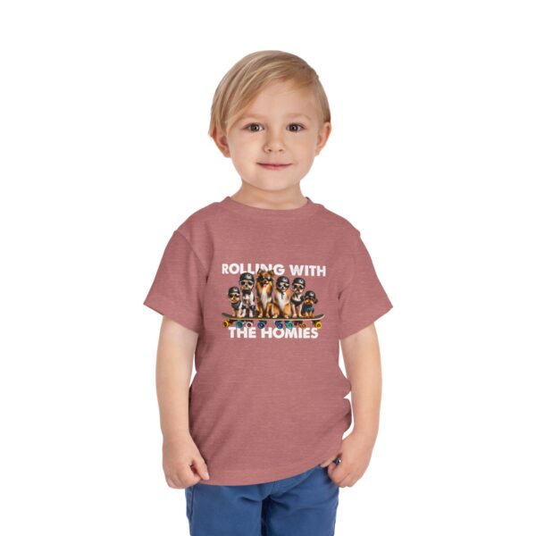 Rolling With The Homies Toddler Short Sleeve Tee - Image 7