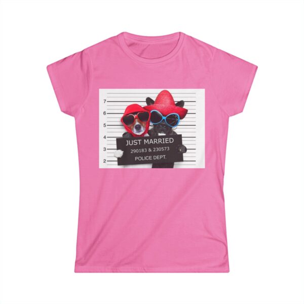 Just Married Women's Softstyle Tee - Image 40