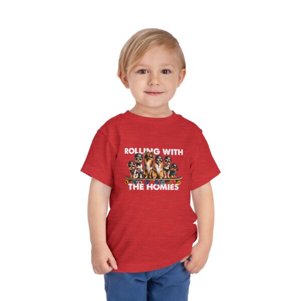 Rolling With The Homies Toddler Short Sleeve Tee - Image 67