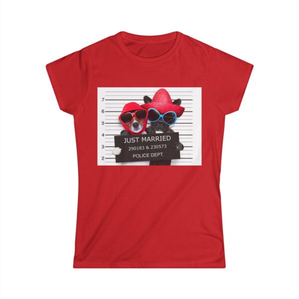 Just Married Women's Softstyle Tee - Image 43