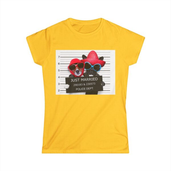 Just Married Women's Softstyle Tee - Image 13