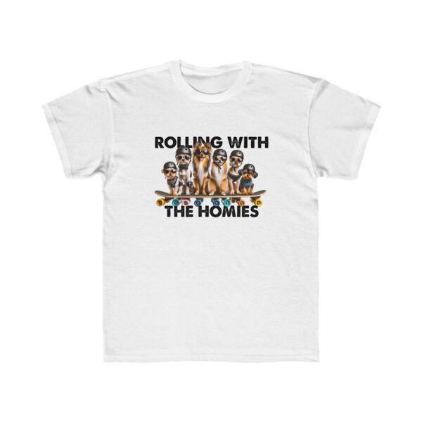 Rolling With The Homies Kids Regular Fit Tee