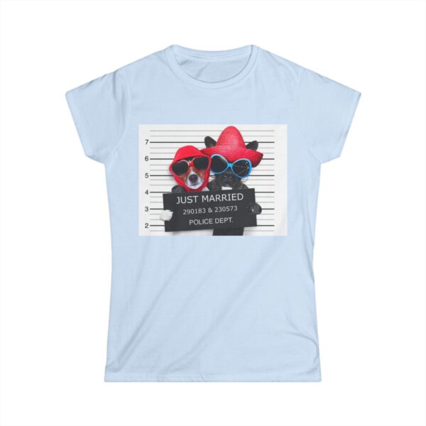 Just Married Women's Softstyle Tee - Image 22