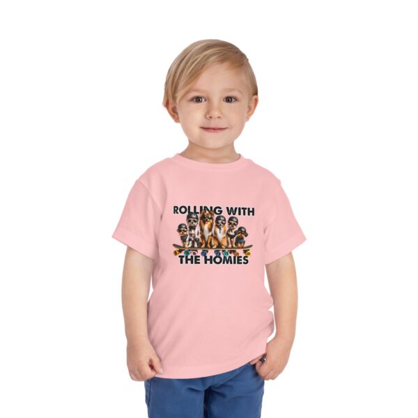 Rolling With The Homies Toddler Short Sleeve Tee - Image 63