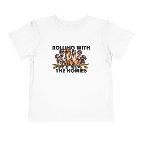 Rolling With The Homies Toddler Short Sleeve Tee
