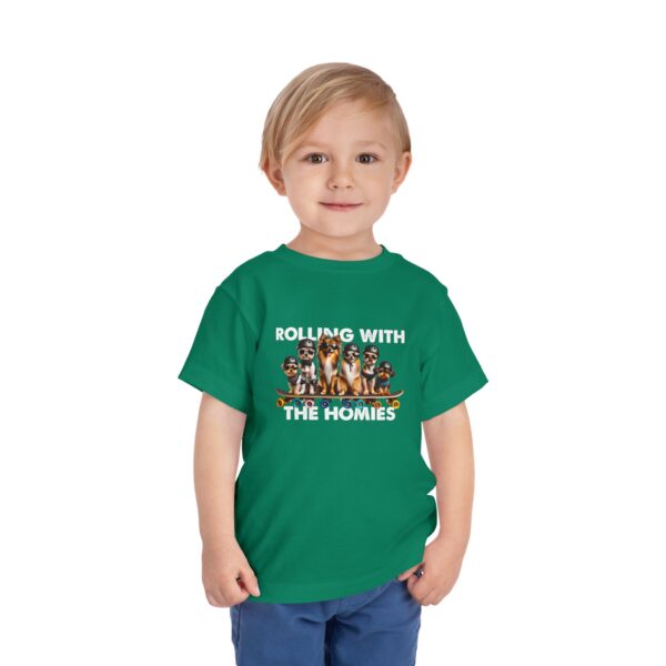Rolling With The Homies Toddler Short Sleeve Tee - Image 35