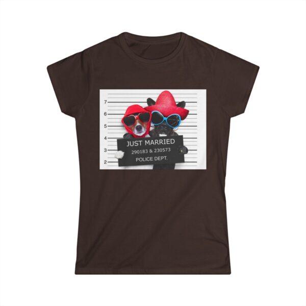 Just Married Women's Softstyle Tee - Image 10