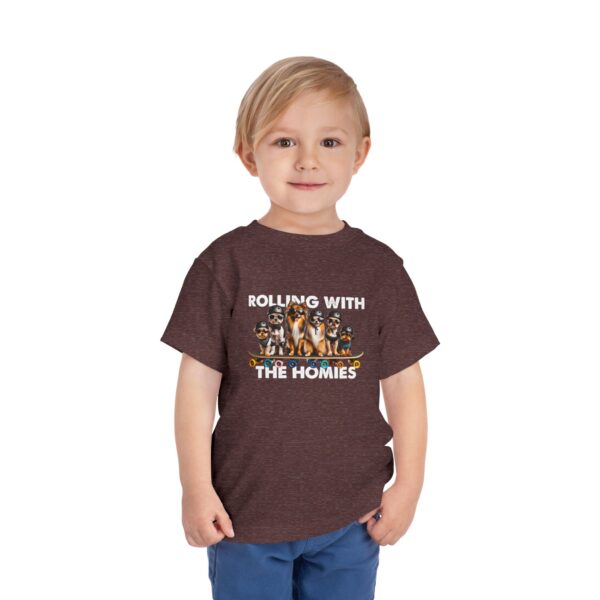Rolling With The Homies Toddler Short Sleeve Tee - Image 71