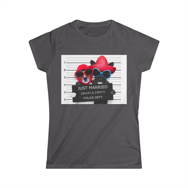 Just Married Women's Softstyle Tee - Image 25