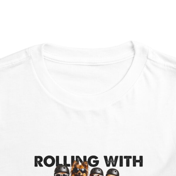 Rolling With The Homies Toddler Short Sleeve Tee - Image 4