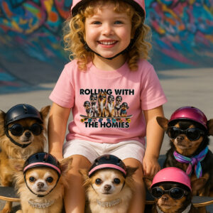 Rolling With The Homies Toddler Tee